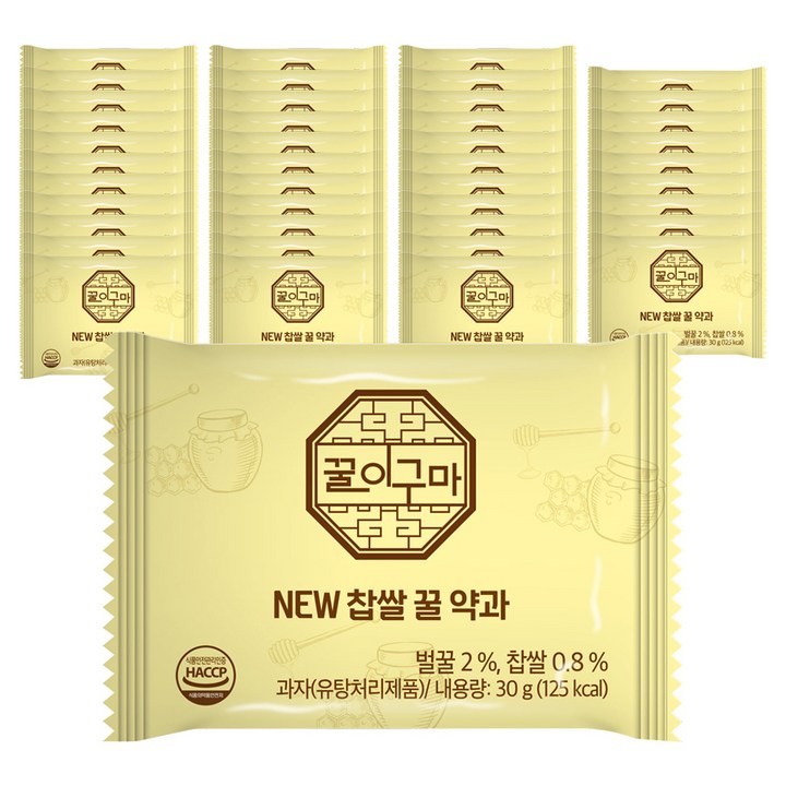 꿀이구마 찹쌀 꿀 약과, 30g, 40개