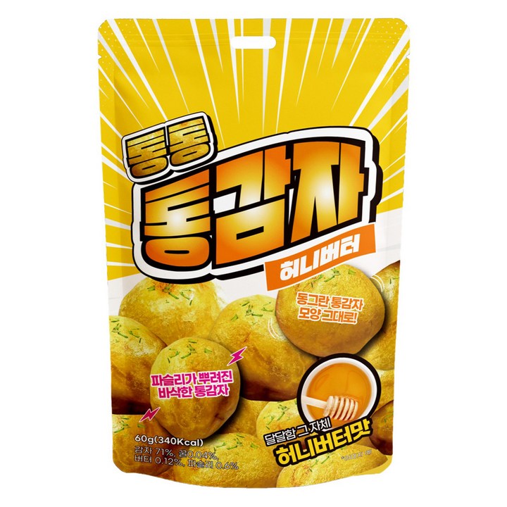 통통 통감자 허니버터맛 스낵, 1개, 60g