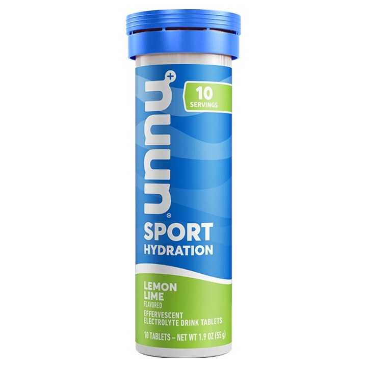Nuun 스포츠 하이드레이션 레몬 라임향, 52g, 1개