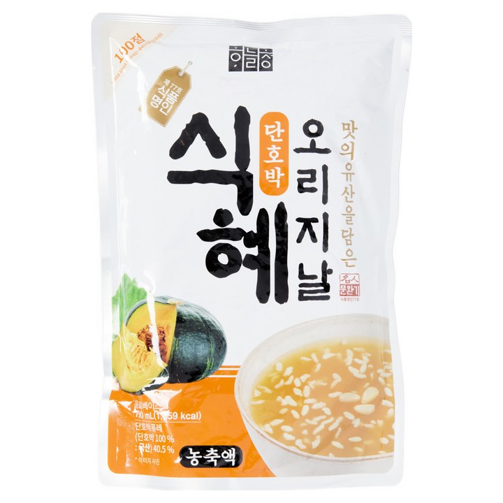 하늘청 식혜명인 단호박식혜농축, 790ml, 1개