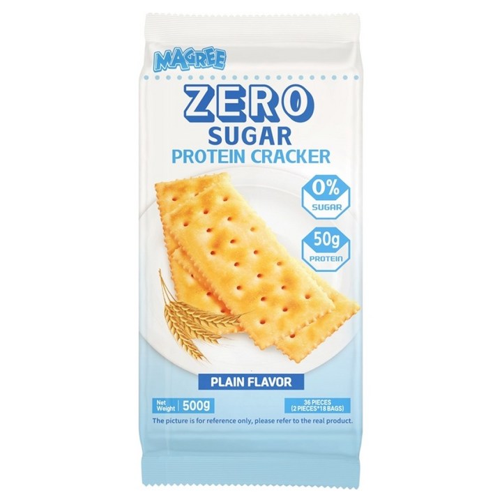 매그리 제로 슈거 프로틴 크래커 플레인맛, 500g, 1개