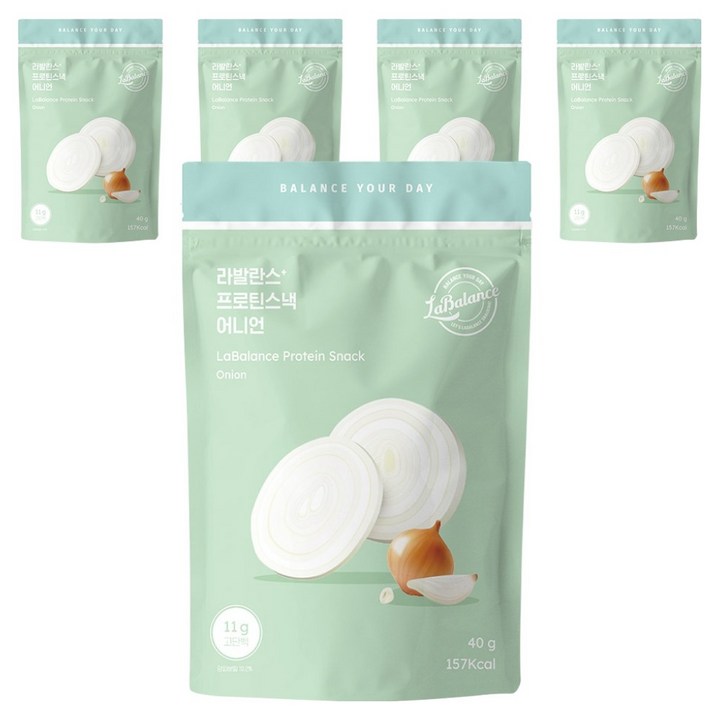 라발란스 프로틴스낵 어니언 과자, 40g, 5개