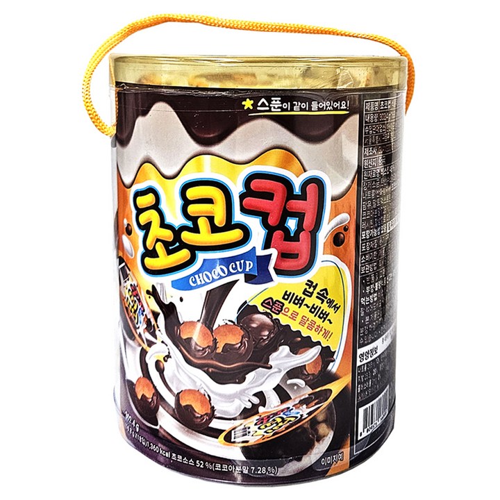 초코컵 과자 18p, 302.4g, 1개