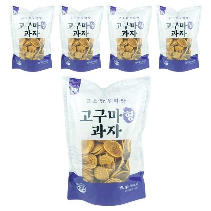 본가 고구마형 과자, 165g, 5개