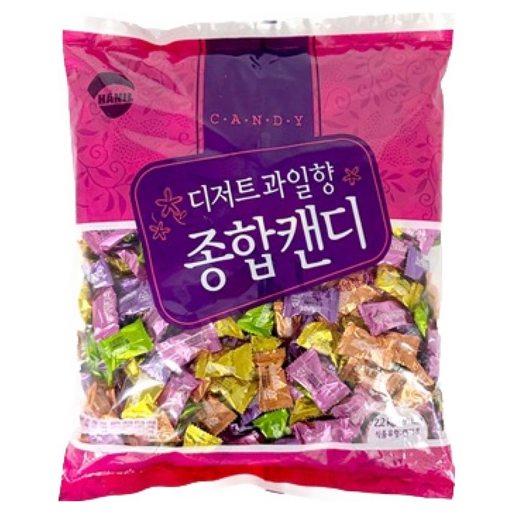 한일제과 디저트 과일향 종합캔디, 2.2kg, 1개