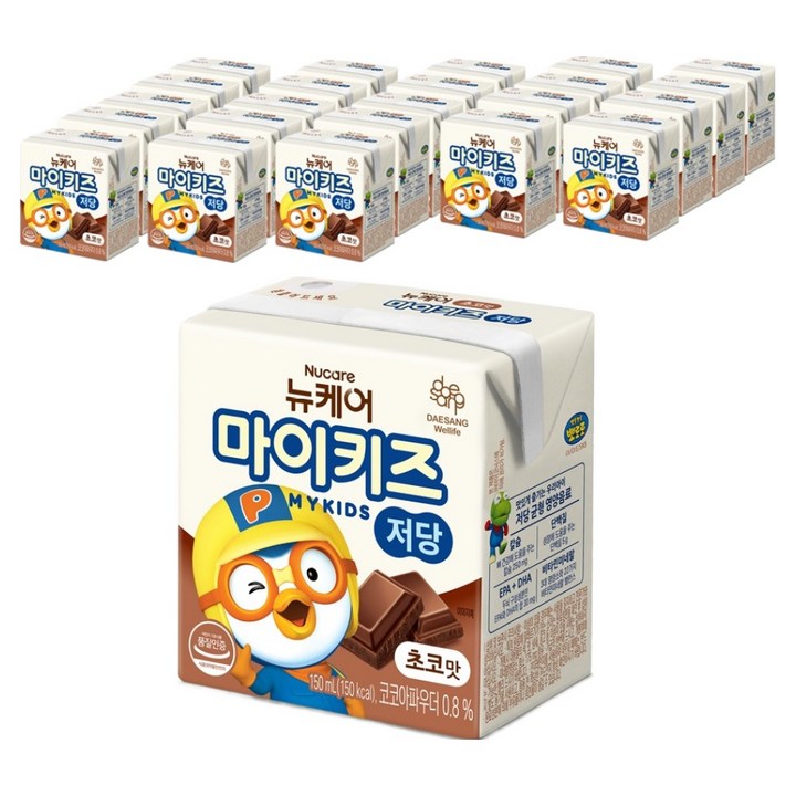 마이키즈 정품 뉴케어 저당 초코맛 음료, 150ml, 24개