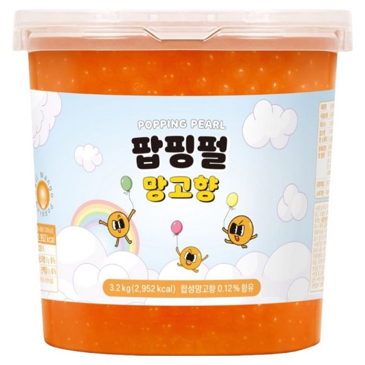 팝핑펄 팝핑보바 망고, 3.2kg, 1개입, 1개