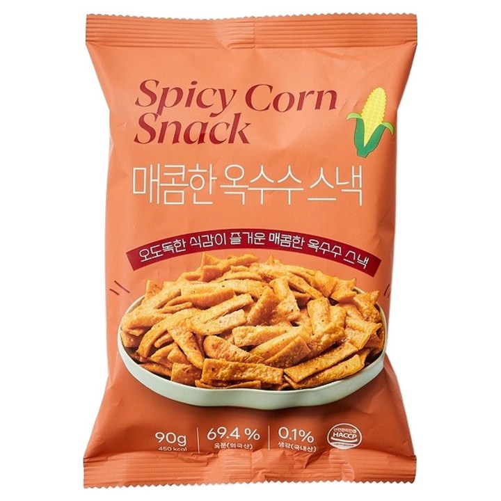 모던하우스 매콤한 옥수수 스낵, 90g, 1개