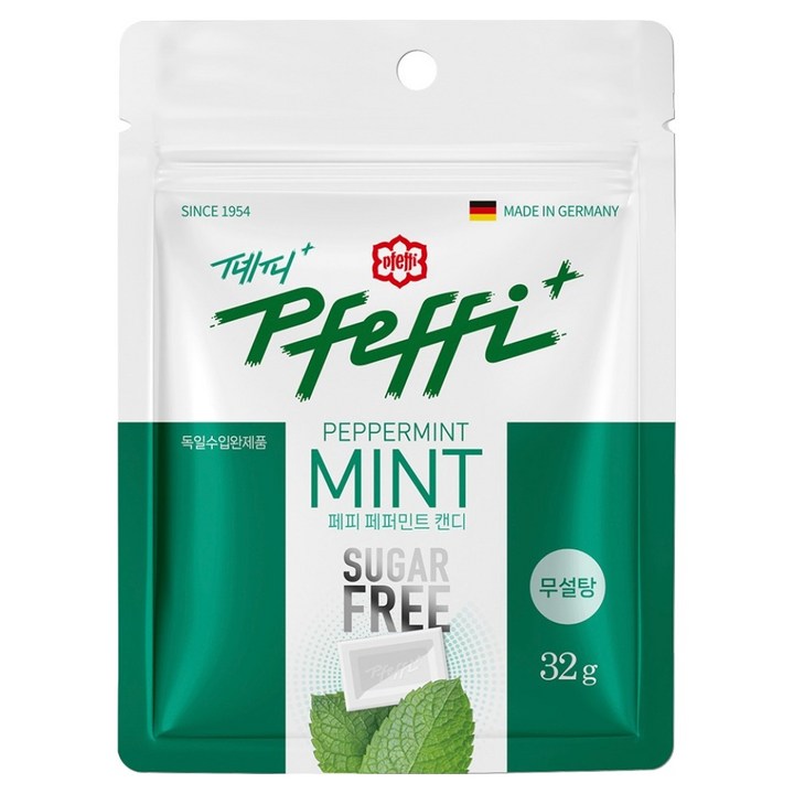 페피 무설탕 페퍼민트 캔디, 32g, 1개