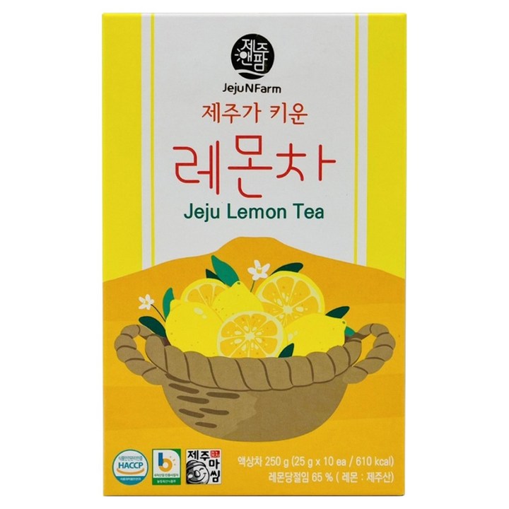 제주앤팜 레몬차 스틱, 25g, 10개입, 1개