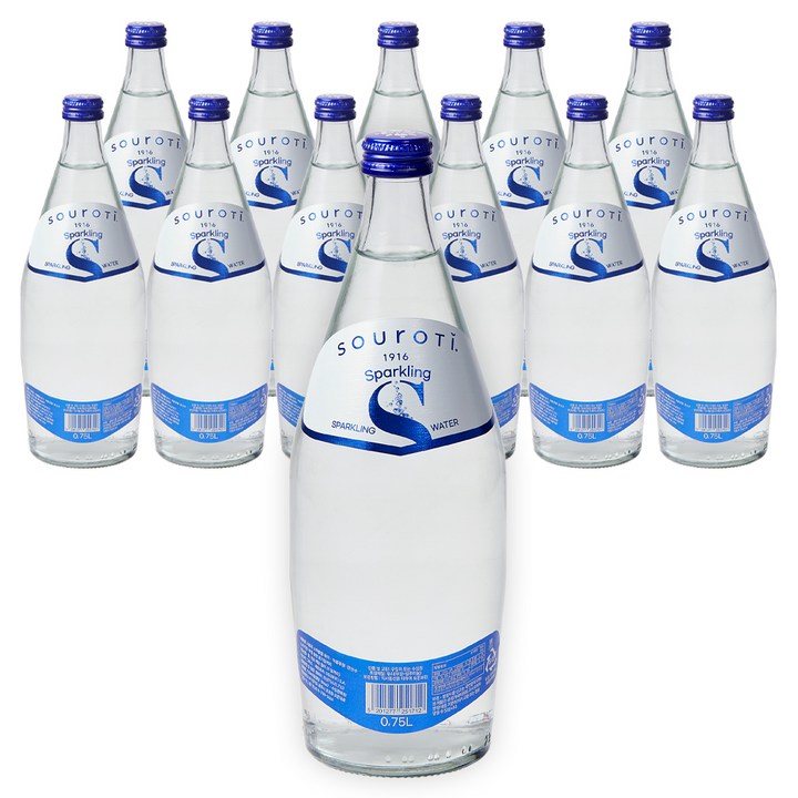 샤로티 탄산수 플레인, 750ml, 12개