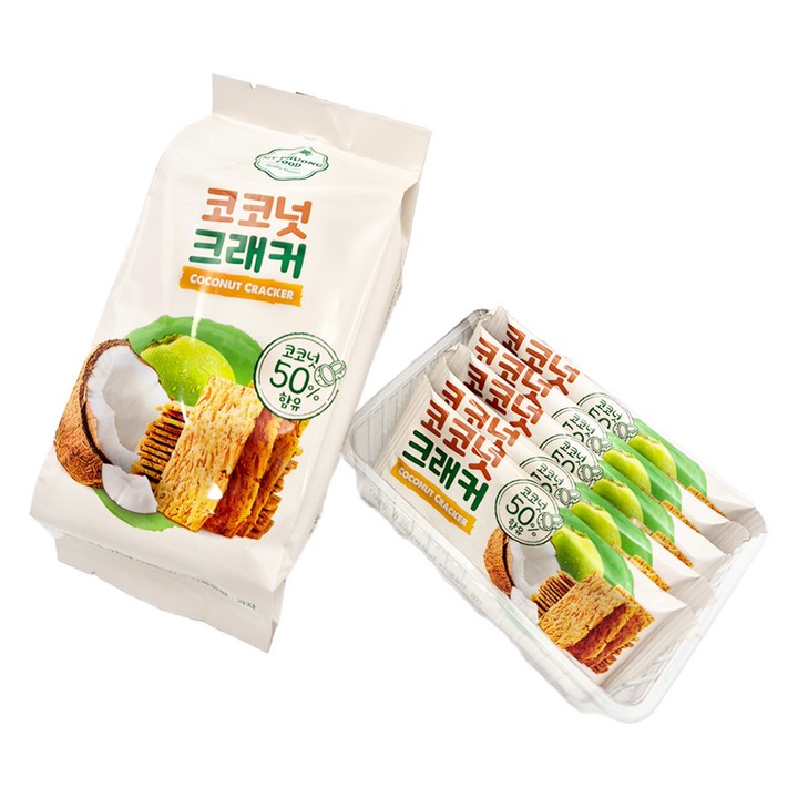 이멕스무역 코코넛 크래커, 56.25g, 1개