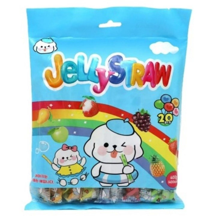 젤리스트로우 20개입, 1개, 400g