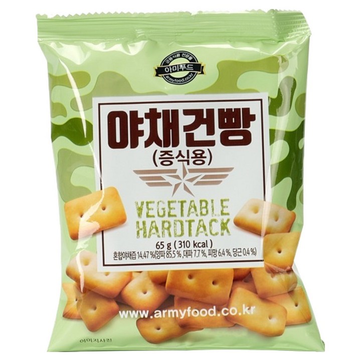 아미푸드 야채건빵, 65g, 1개