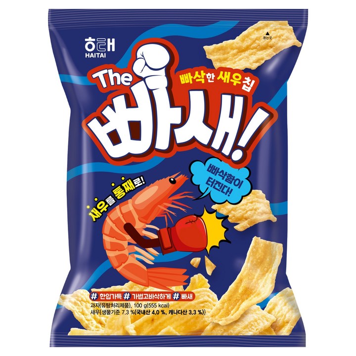 해태제과 THE 빠새, 100g, 1개