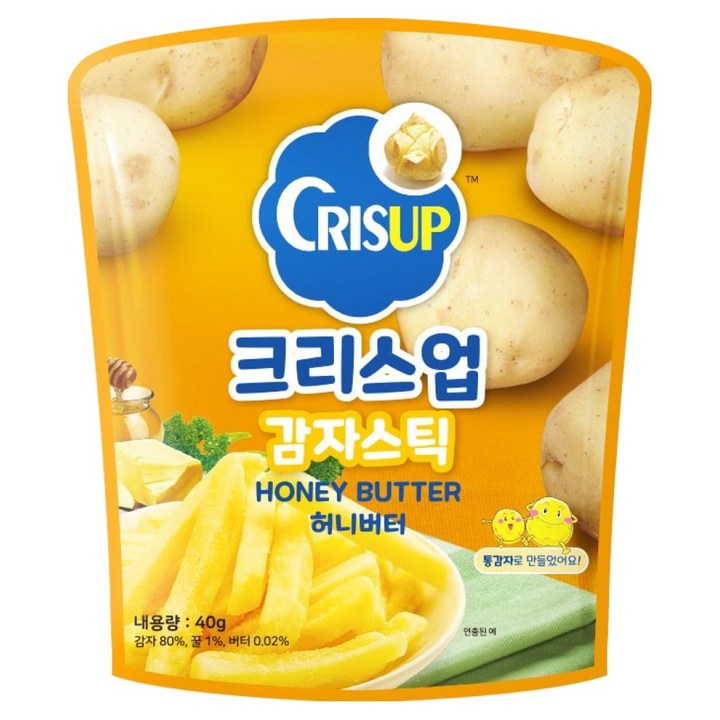 크리스업 감자스틱 허니버터, 40g, 1개