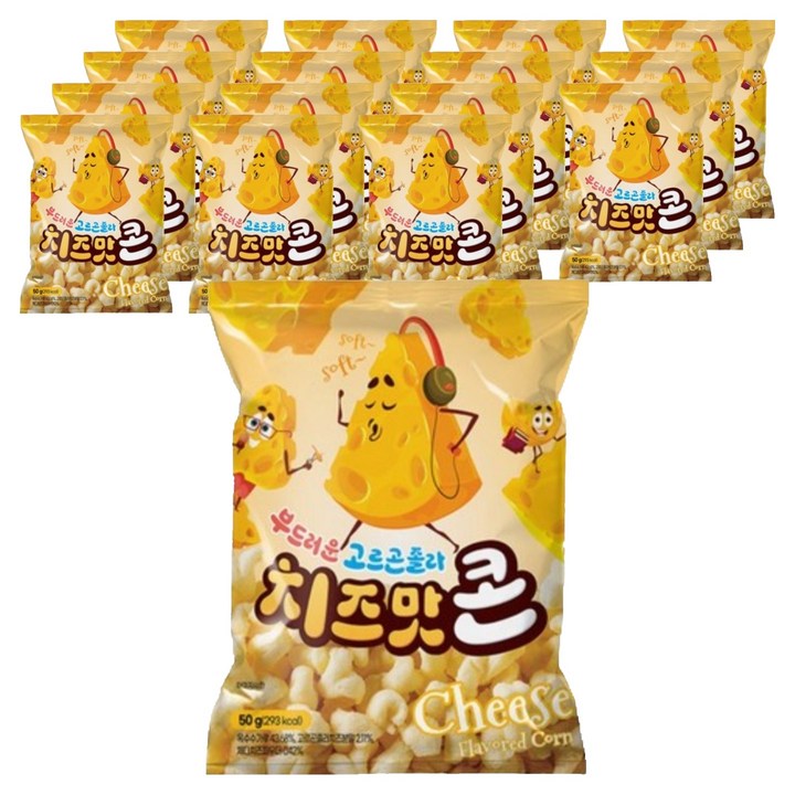 오늘도 부드러운 고르곤졸라 치즈맛콘, 16개, 50g