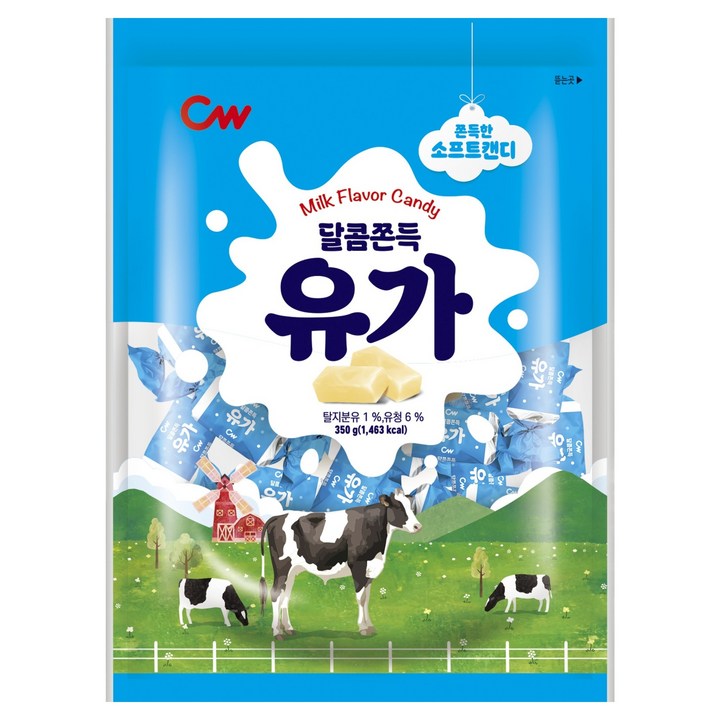 청우식품 달콤쫀득 유가 츄잉캔디, 350g, 1개