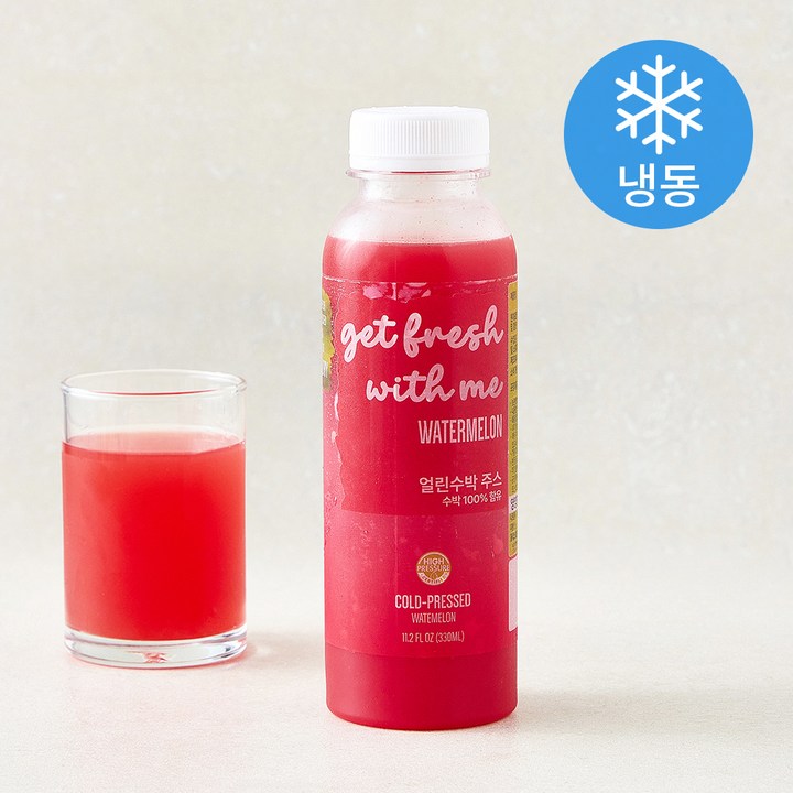 TS푸드 얼린 수박주스 (냉동), 1개, 330ml