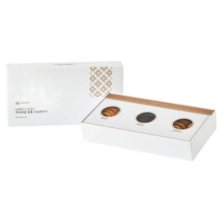 신라명과 부드러운통통 사브레쿠키, 400g, 1개