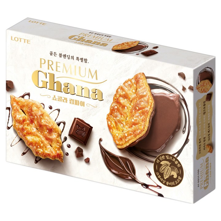 롯데웰푸드 립파이 초코, 132g, 1개