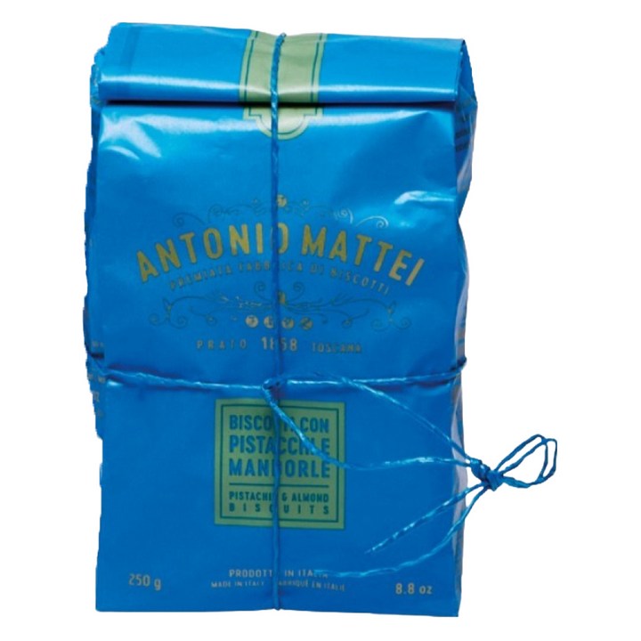 안토니오마테이 피스타치오 아몬드 비스코티, 250g, 1개