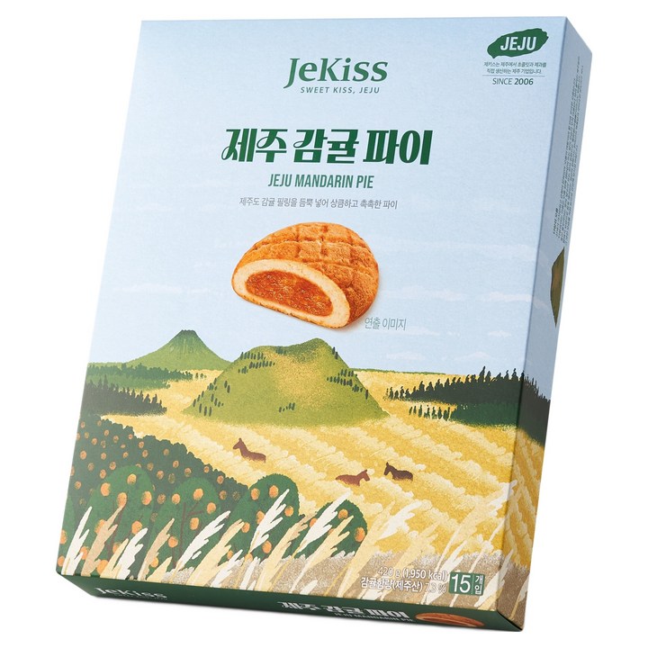 제키스 제주 감귤 파이, 420g, 1개