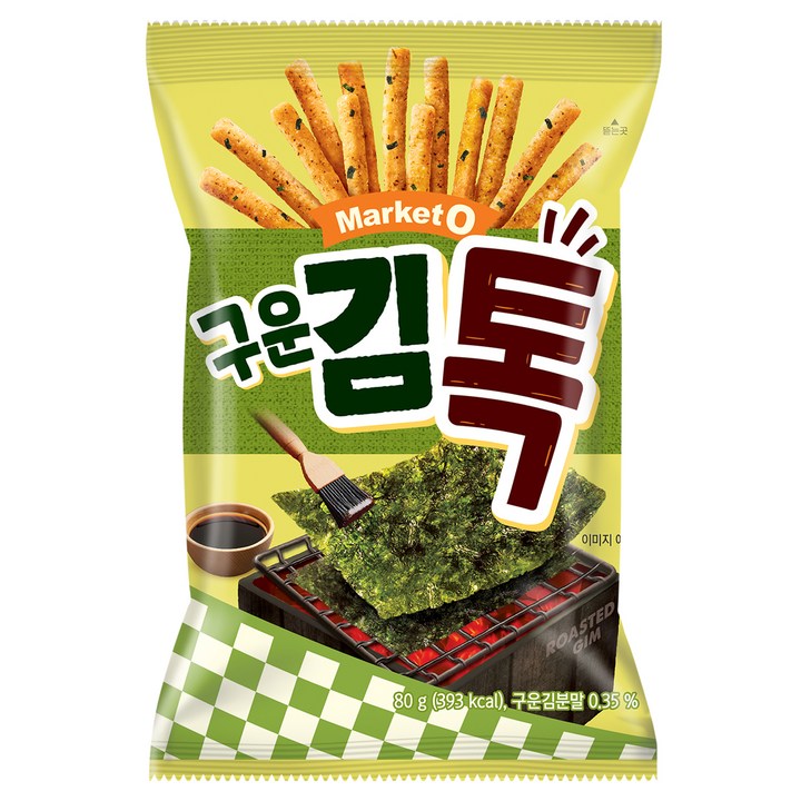 마켓오 오리온 구운김톡, 1개, 80g