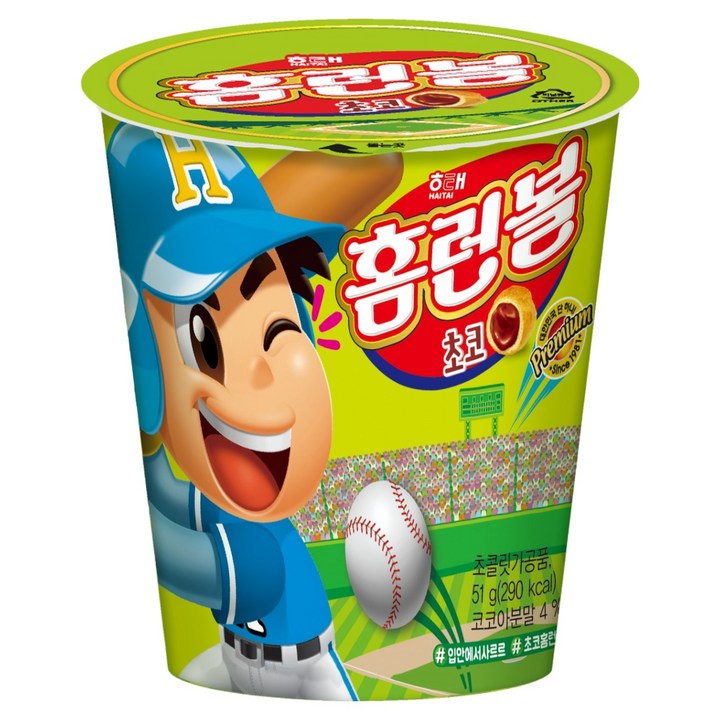해태제과 홈런볼 초코 컵, 51g, 1개