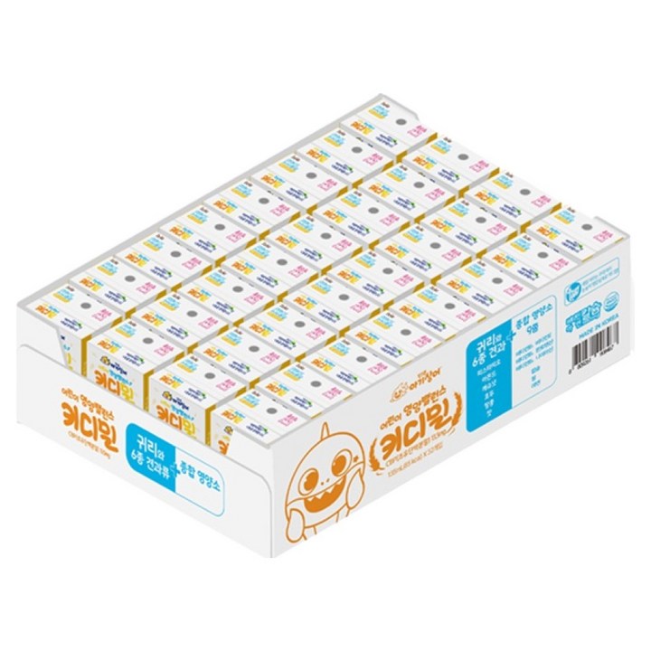 태양생활건강 핑크퐁 키디밀 귀리 성장밸런스 음료, 135ml, 32개