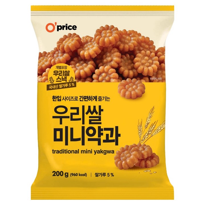 오프라이스 우리쌀 미니약과, 200g, 1개