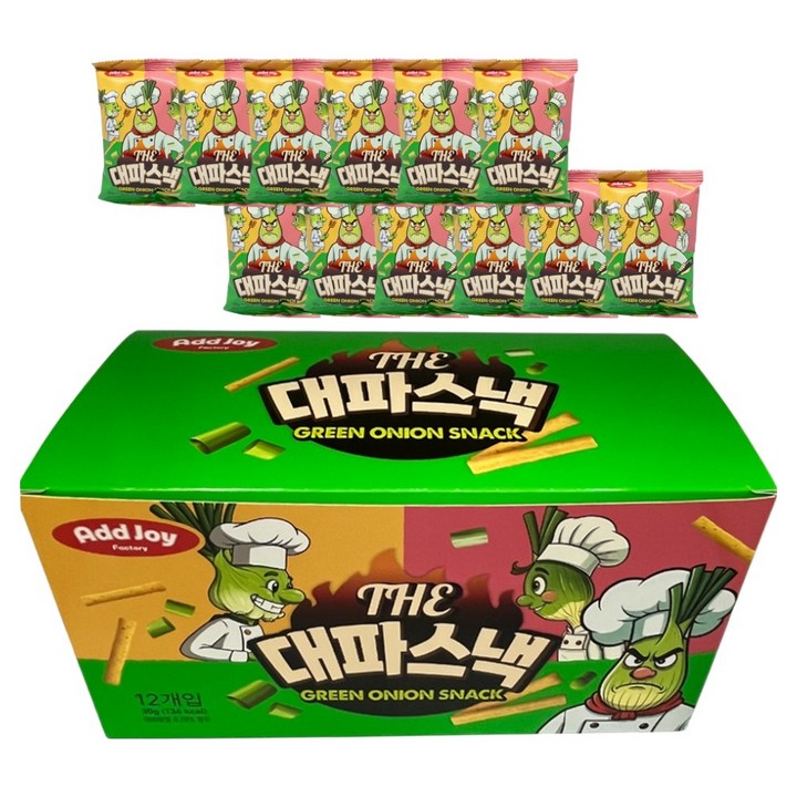 애드조이 THE 대파스낵 12p, 360g, 1개
