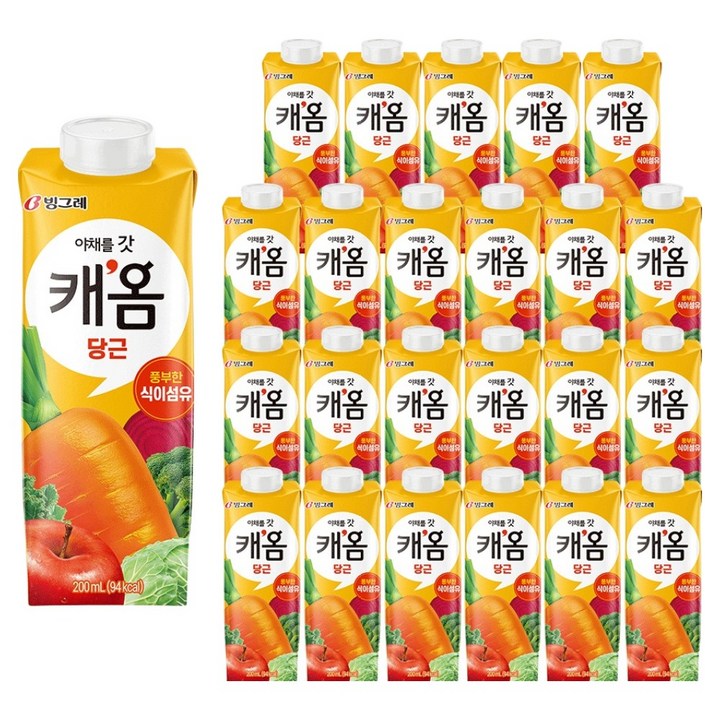 캐옴 당근, 24개, 200ml
