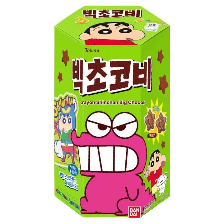 토하토 크레용신짱 빅초코비, 100g, 1개