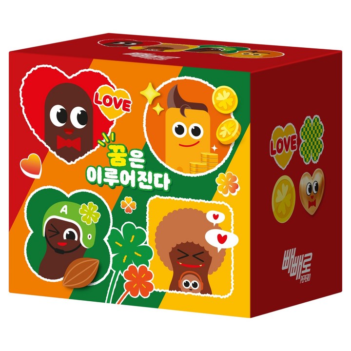 빼빼로 혼합 10p 세트, 442g, 1세트