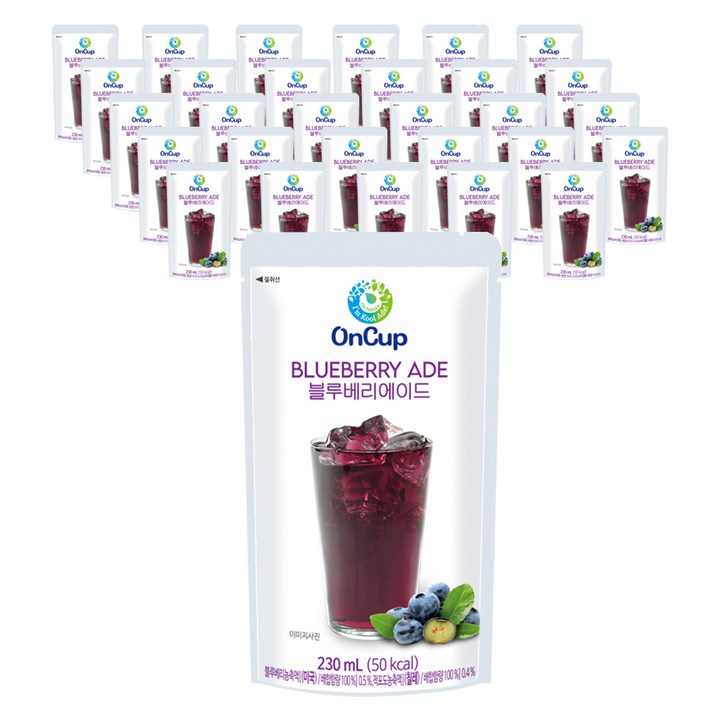 온컵 블루베리에이드, 50개, 230ml