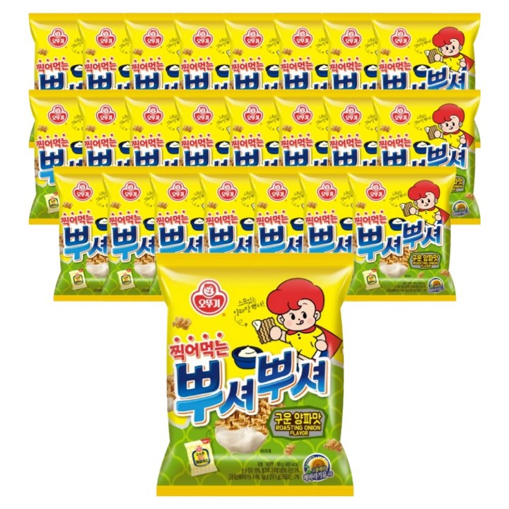 오뚜기 찍어먹는 뿌셔뿌셔 구운양파맛, 90g, 24개