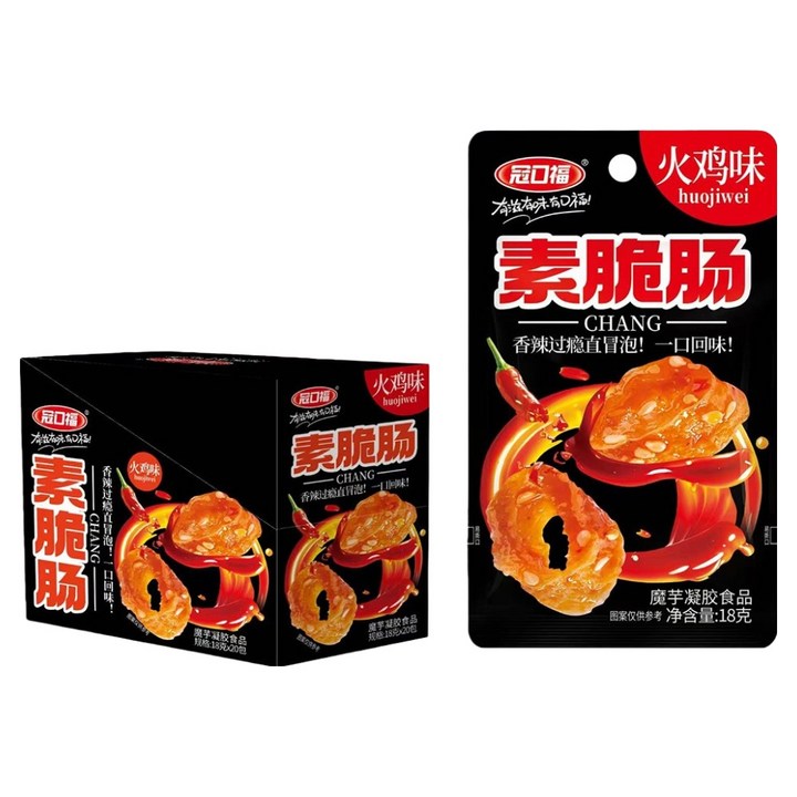 소시지모양 곤약 향라맛, 20개, 18g