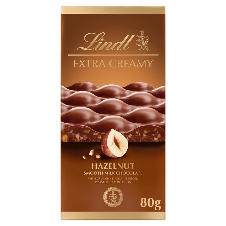 린트 엑스트라 크리미 헤이즐넛, 80g, 1개