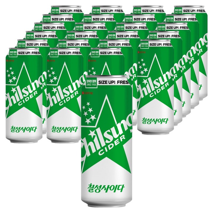 칠성사이다, 490ml, 24개