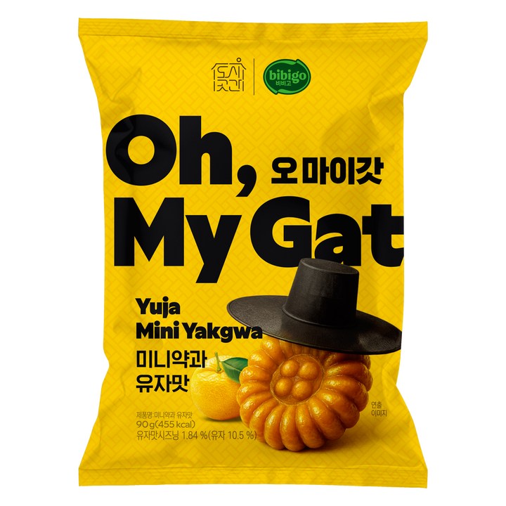 도시곳간 오마이갓 미니약과 유자맛, 1개, 90g