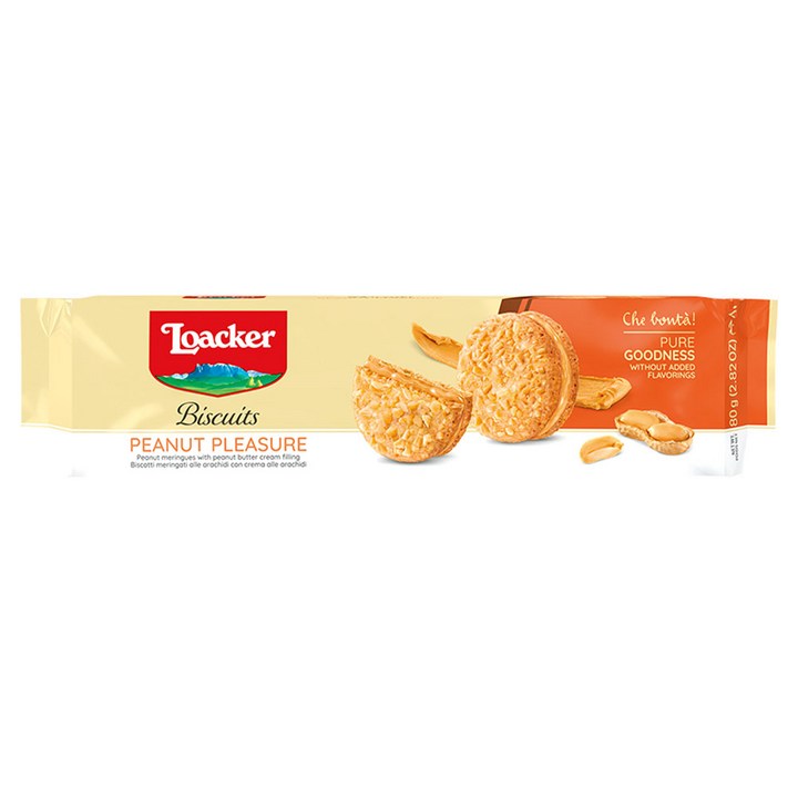 로아커 비스킷 피넛, 80g, 1개