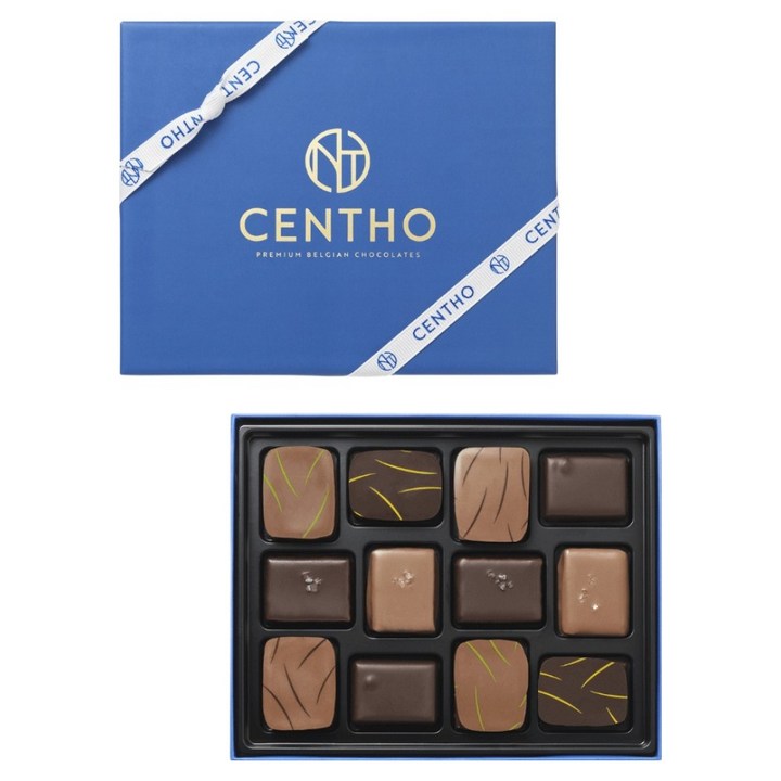 CENTHO 어쏘티드 컬렉션 프리미엄 초콜릿 6종 x 2p 세트, 1세트