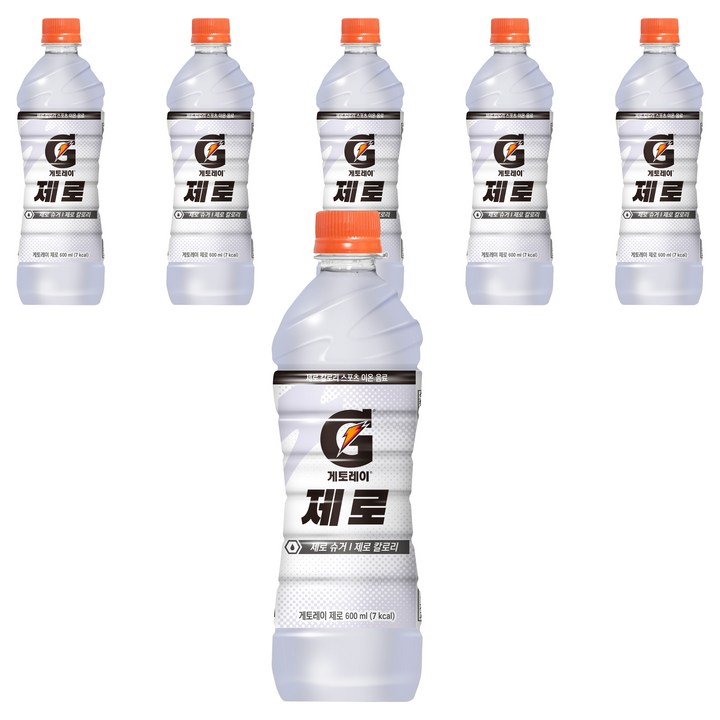 게토레이 제로, 600ml, 6개