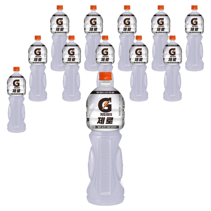 게토레이 제로, 1.5L, 12개