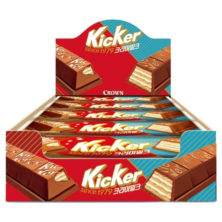 키커 바 크리미밀크, 28g, 15개