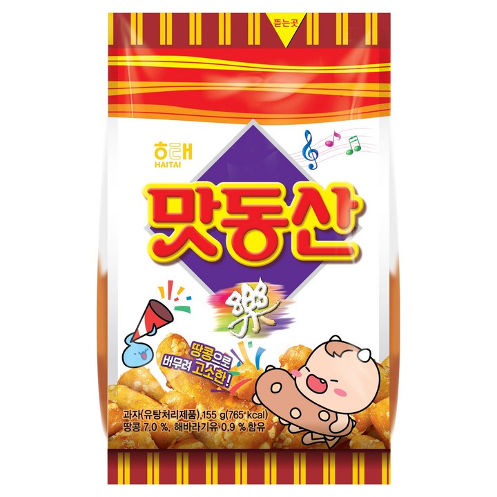 해태제과 맛동산, 155g, 1개
