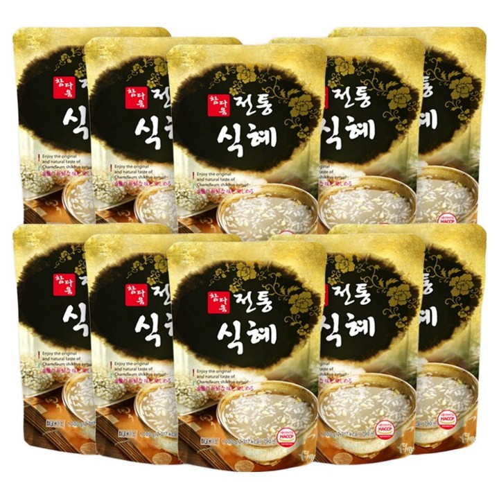 참다음 전통 식혜 농축액 음료베이스, 790ml, 10개