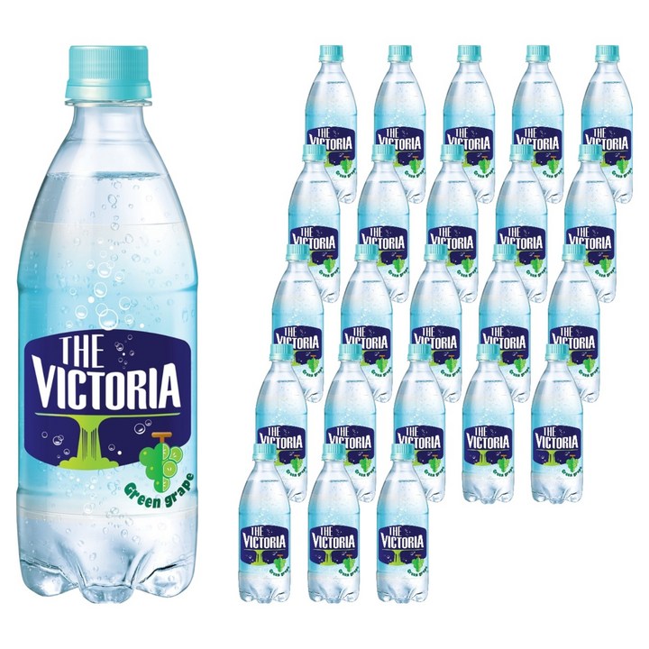 웅진빅토리아 더빅토리아 청포도 탄산음료, 500ml, 24개