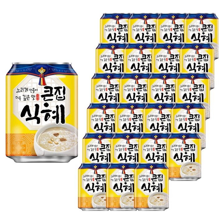 해태htb 큰집 식혜, 238ml, 24개